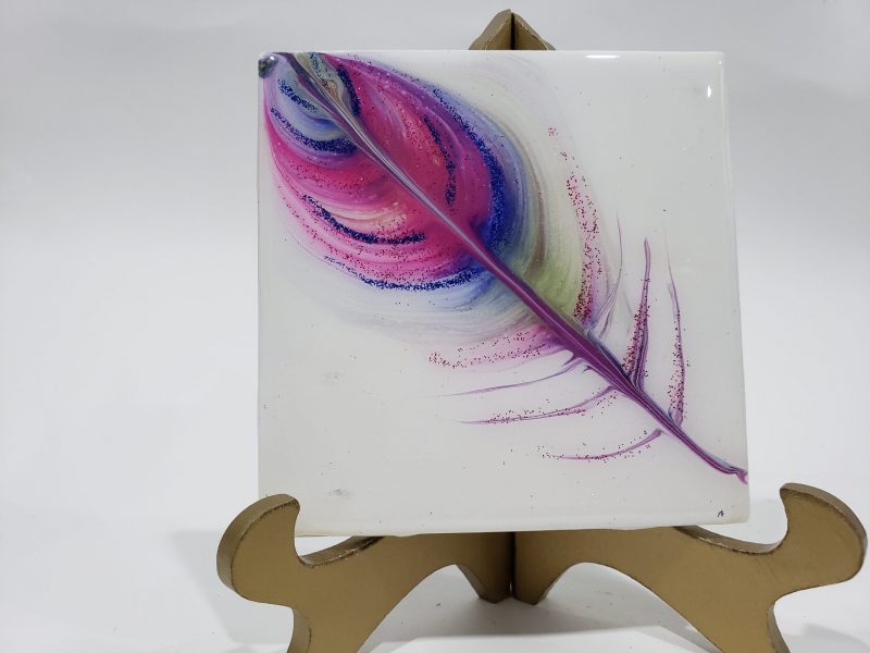 Feather Coasters (Color options available) - Image 4