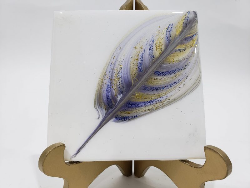 Feather Coasters (Color options available) - Image 3